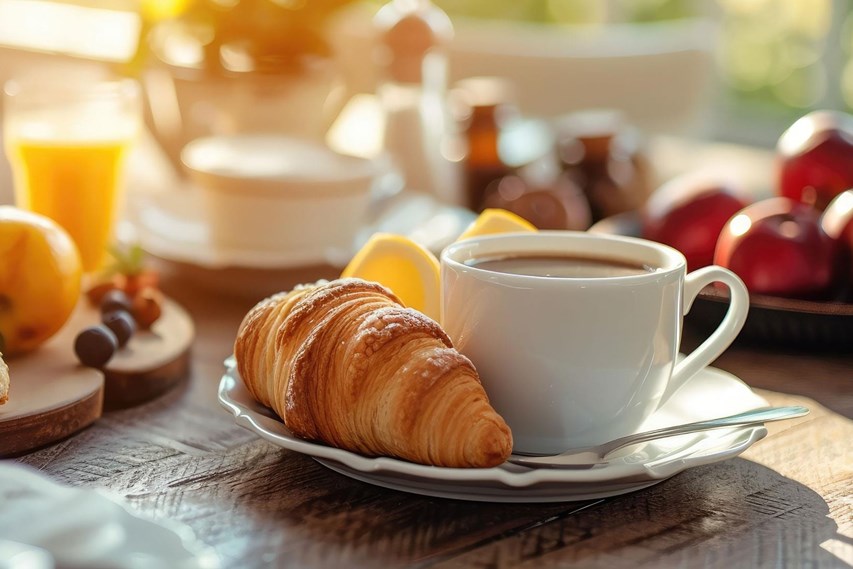 Desayuno para reponer fuerzas en el camino