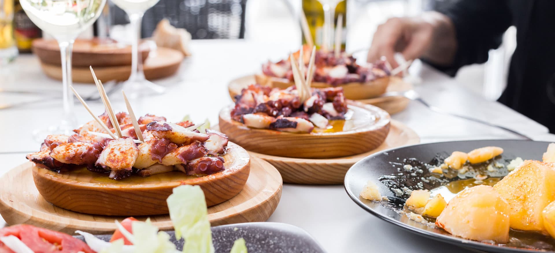 menú del día en Monte do Gozo